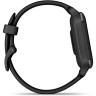 Часы GARMIN VENU SQ 2 – MUSIC EDITION SLATE ALUMINUM BEZEL WITH BLACK CASE AND SILICONE BAND 010-02700-10