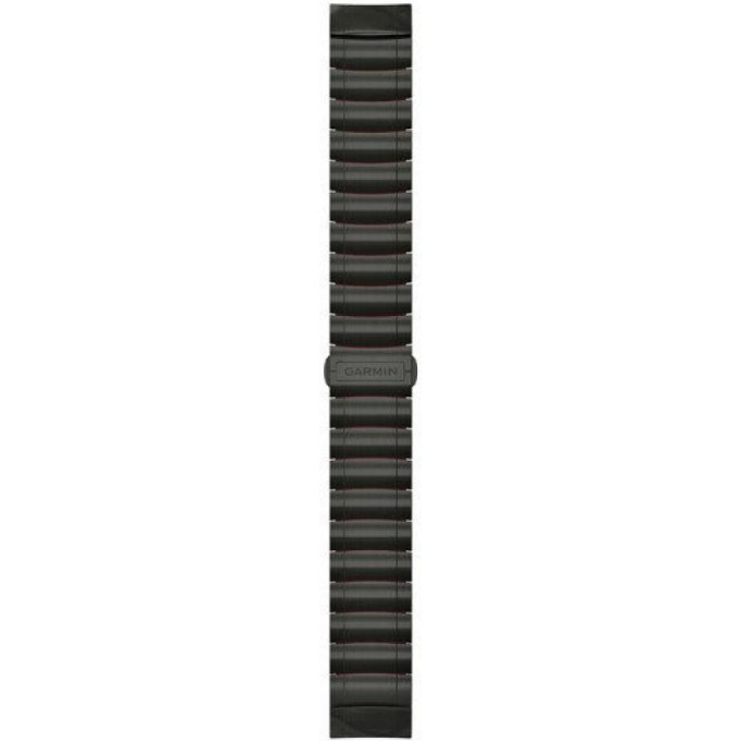 Ремешок GARMIN QUICKFIT 22 WATCH BANDS HYBRID TITANIUM/SILICONE BRACELET – CARBON GRAY DLC 11627